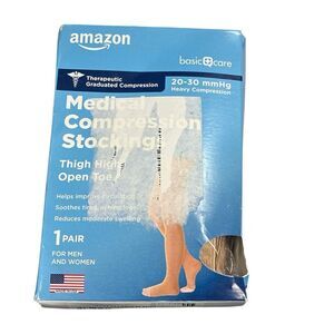 Truform Medical Compression Stockings 20-30 mmHg X-Large Beige NEW Imperfect Box